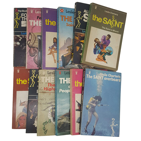 Leslie Charteris' The Saint (12 Book Collection) Hodder and Stoughton, 1950s