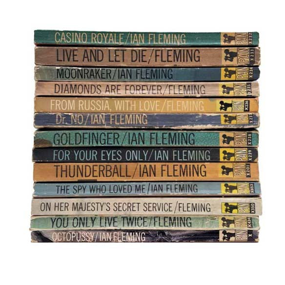 James Bond 007 Collection by Ian Fleming - 13 Pan Books, c.1960