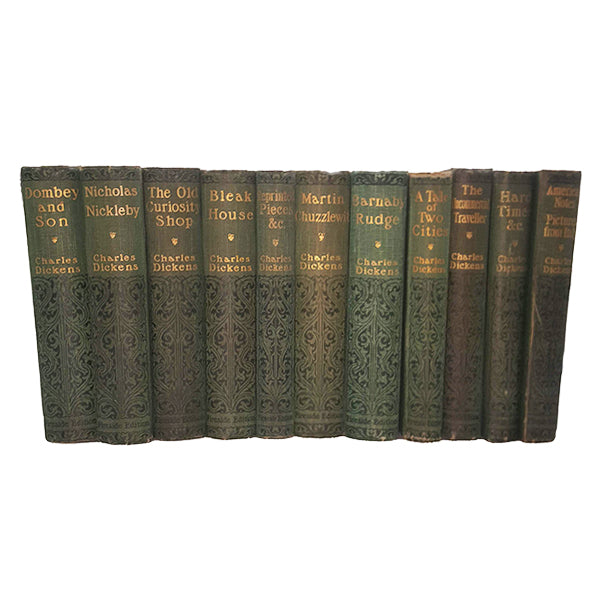 Charles Dickens' Collected Works - Fireside Editions, c.1907 (11 books)