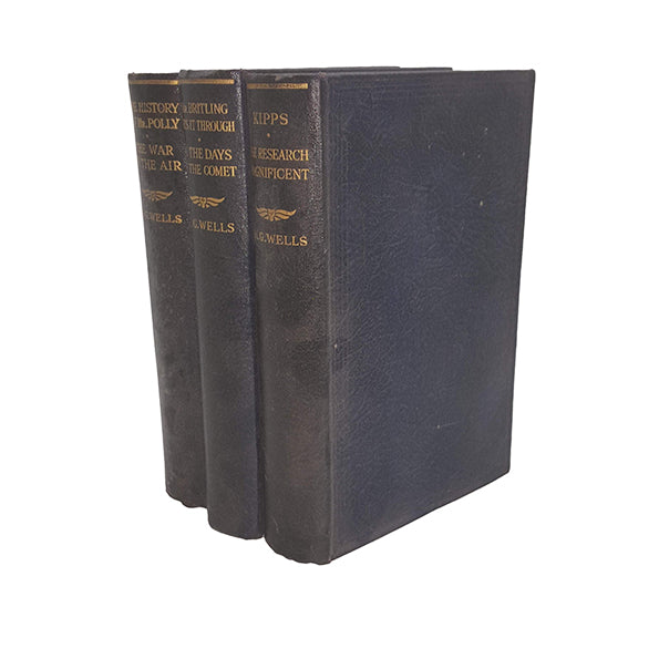 H. G. Wells' Collected Works, Odhams, c.1930 (3 Books)