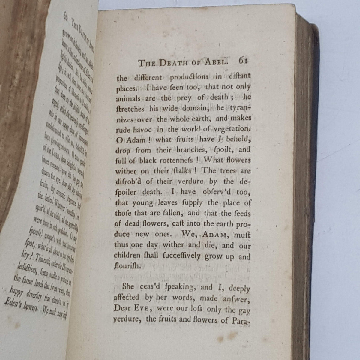 The Death of Abel. In five books. Attempted from the German by Mary Collyer, 1762