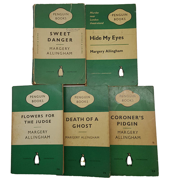 Margery Allingham Collected Works - Penguin, 1950s (5 Books)