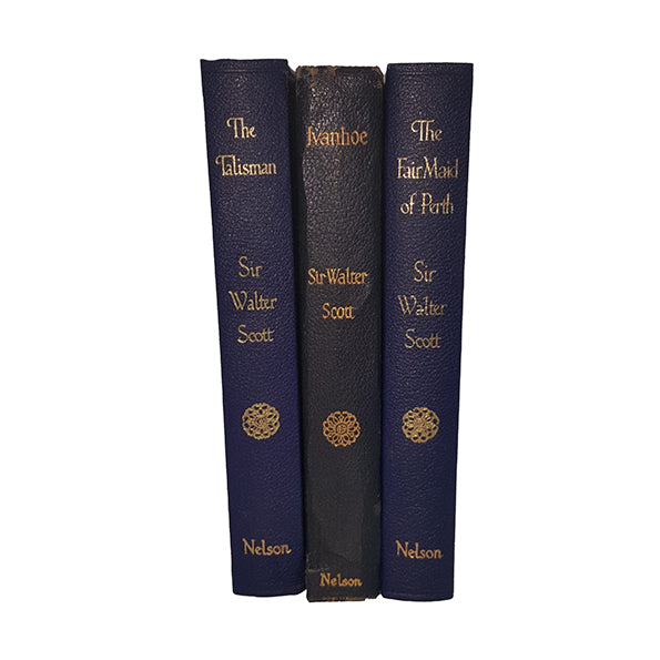 Sir Walter Scott's Ivanhoe, Fair Maid of Perth, The Talisman - Nelson (3 Books)
