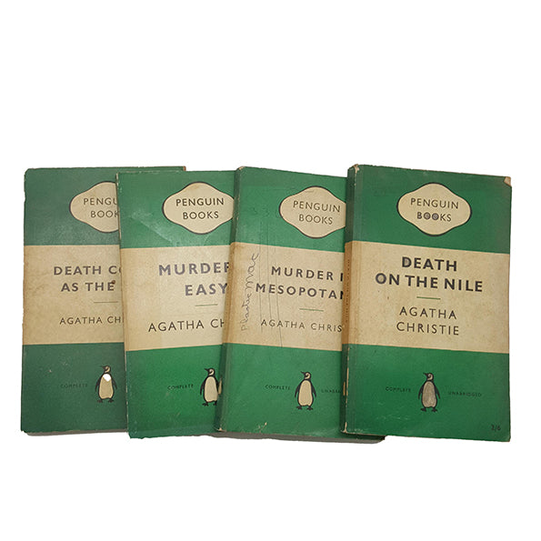 Agatha Christie Penguin Collection, 1940s-60s (4 Books)