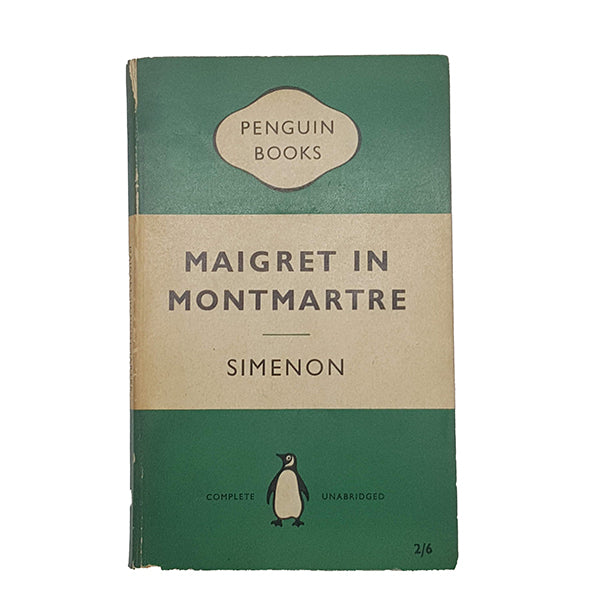 Maigret in Montmartre by Georges Simenon - Penguin, 1958