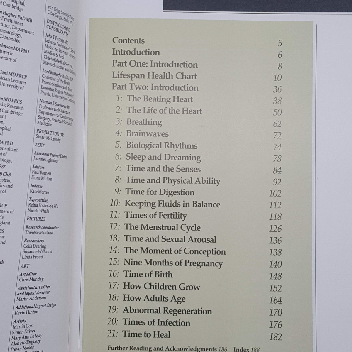 Body Clock: The Effects of Time on Human Health by Dr. Martin Hughes, 1992