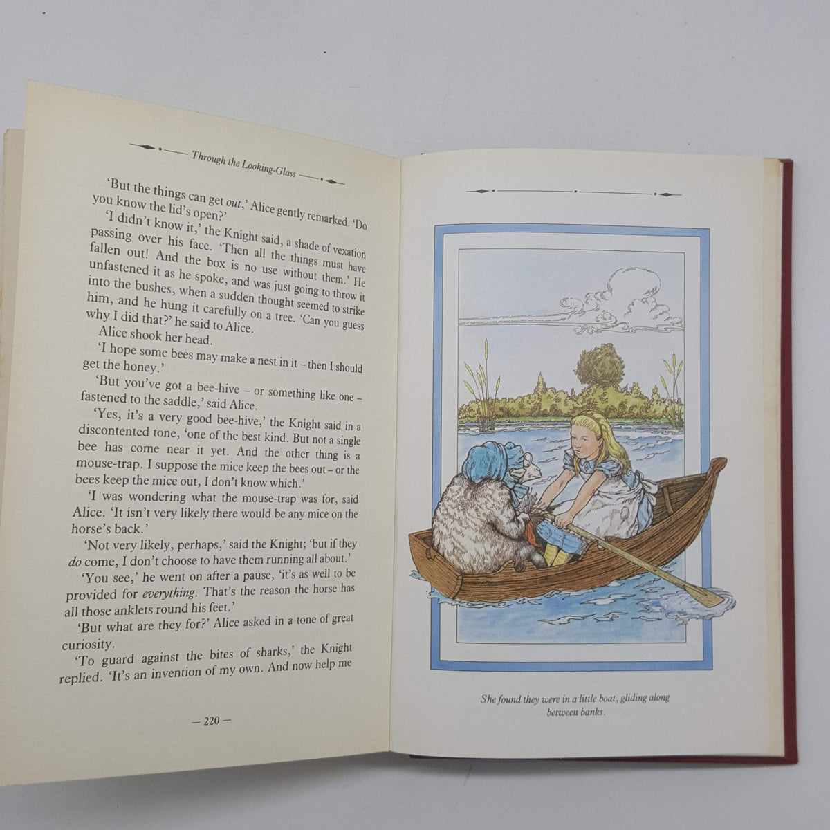 Lewis Carroll's Alice in Wonderland and Through The Looking-Glass - St Michael, 1989