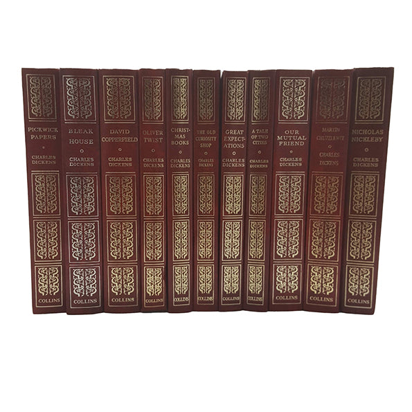 Charles Dickens Novels - Collins, c1980 (11 Red Books)