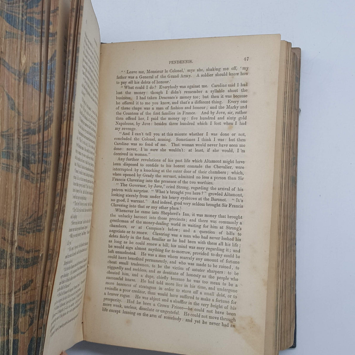 Pendennis by William Makepeace Thackeray - 1st Edition, Bradbury and Evans, 1850
