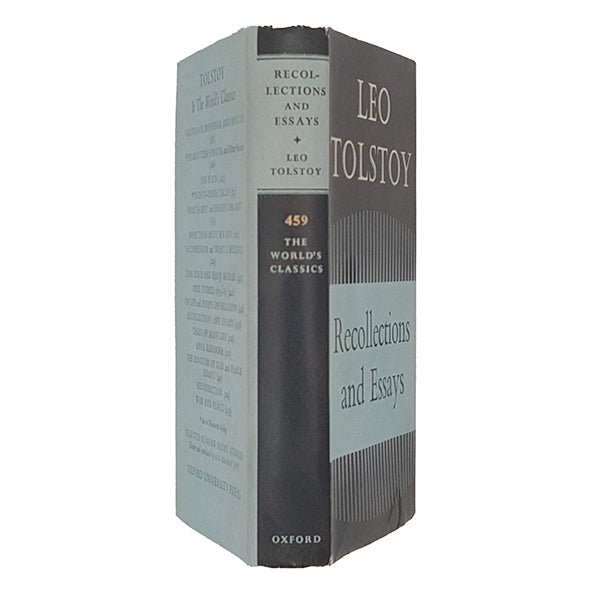 Leo Tolstoy's Recollections and Essays 1961 - Oxford