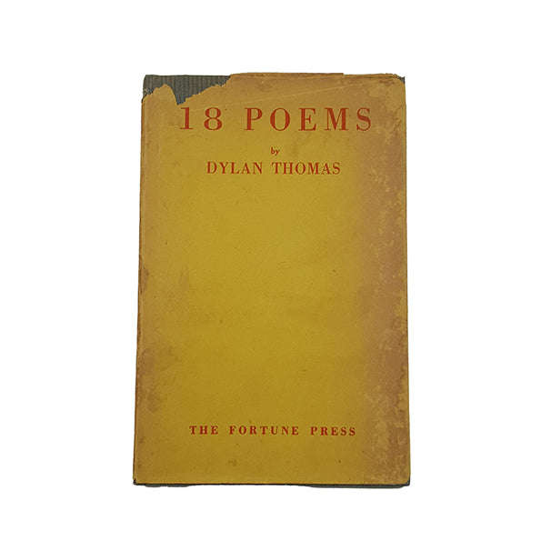18 Poems by Dylan Thomas - 1st Edition, 1934