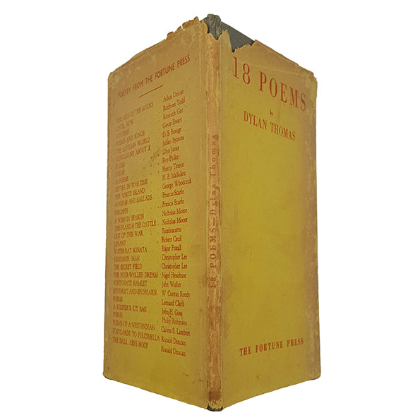 18 Poems by Dylan Thomas - 1st Edition, 1934