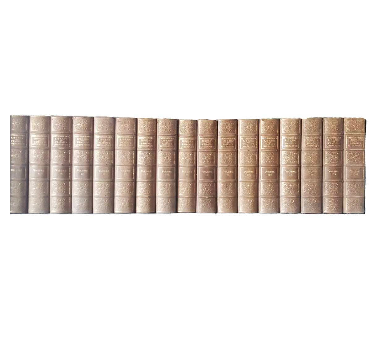 The International Library of Famous Literature (17 Leather Volumes)