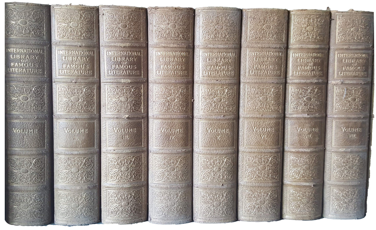 The International Library of Famous Literature (17 Leather Volumes)