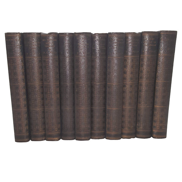 H. G. Wells' Collected Works, 1933 (10 Blue Books)