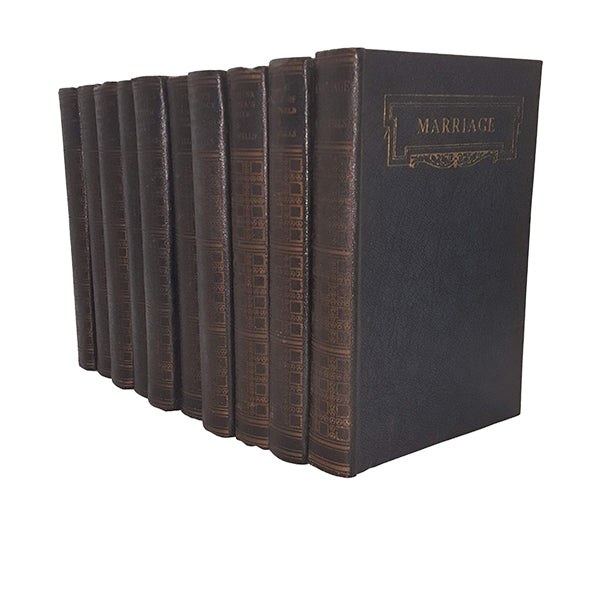 H. G. Wells' Collected Works, 1933 (10 Blue Books)