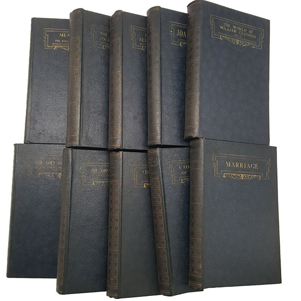 H. G. Wells' Collected Works, 1933 (10 Blue Books)