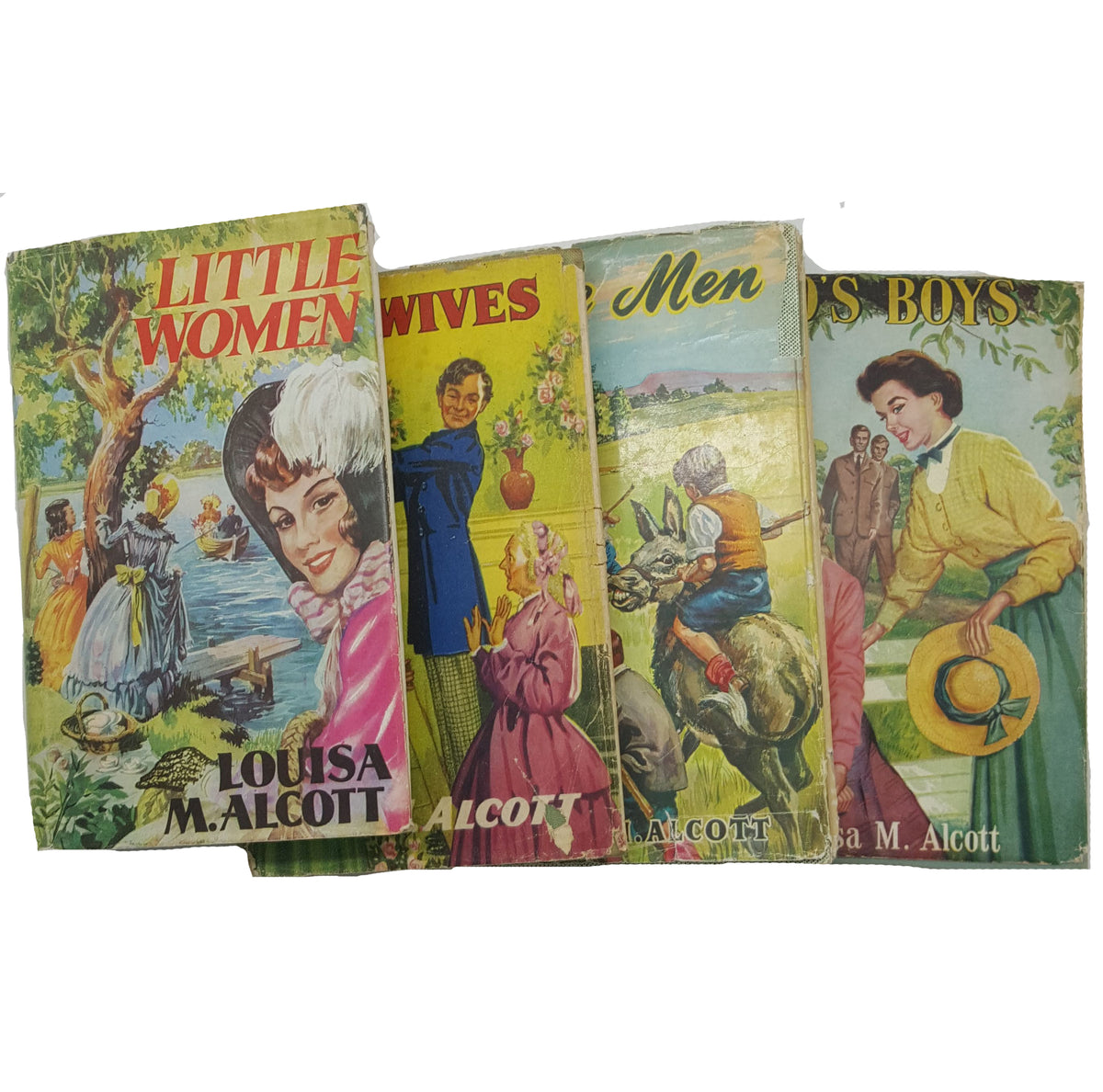 Louisa May Alcott's Little Women Series 1-4 (4 Books)