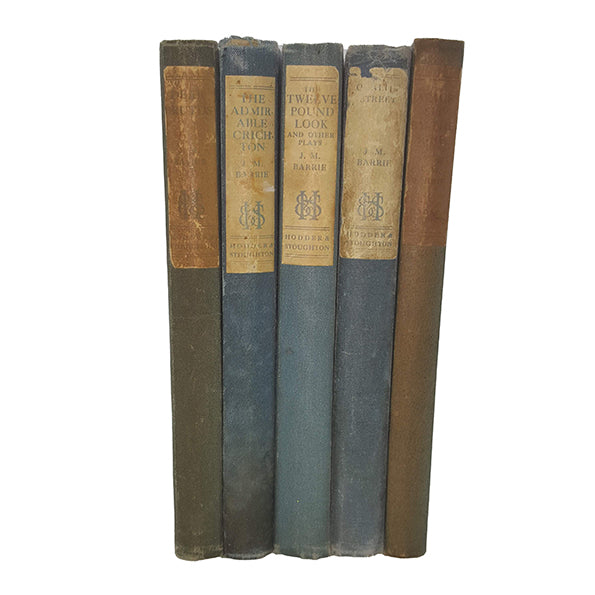 J. M. Barrie Collected Works, 1919-37 (5 Blue Books)