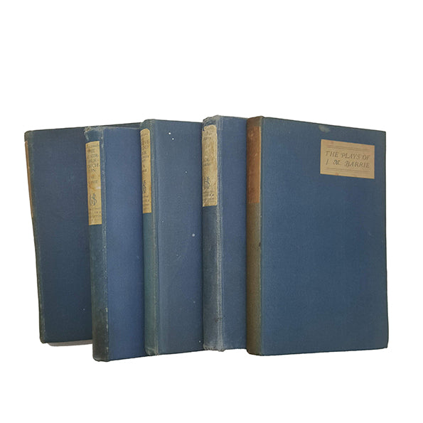 J. M. Barrie Collected Works, 1919-37 (5 Blue Books)
