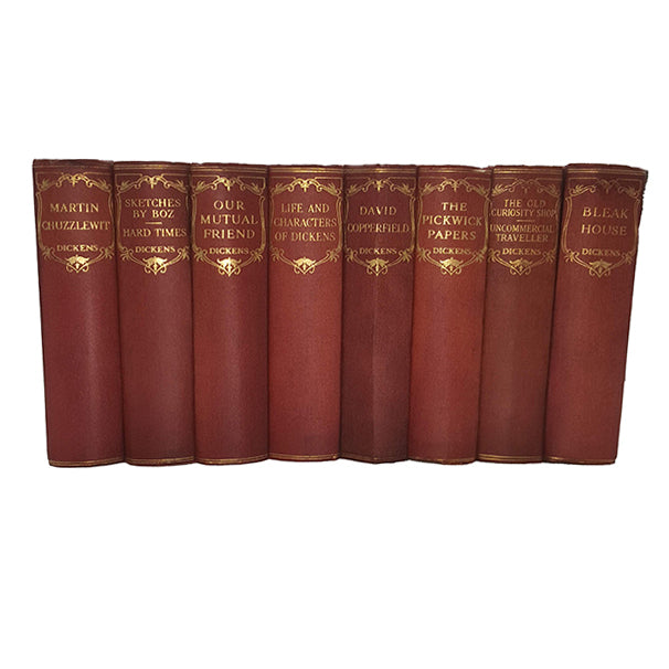 Charles Dickens' Collected Works - Odhams (8 Red Books)