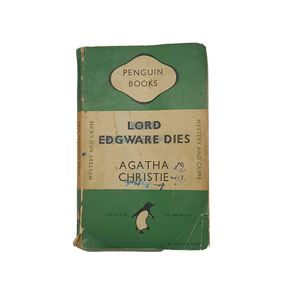 Lord Edgware Dies by Agatha Christie - Penguin, 1948