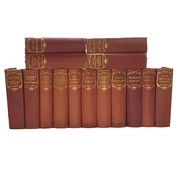 Charles Dickens' Collected Works - Odhams (15 Red Books)