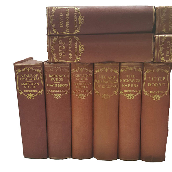 Charles Dickens' Collected Works - Odhams (15 Red Books)