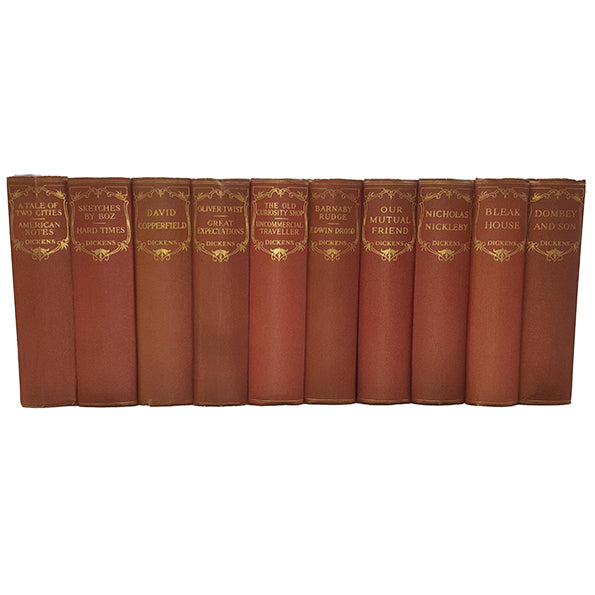 Charles Dickens' Collected Works - Odhams (10 Red Books)