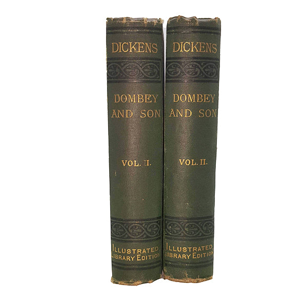 Charles Dickens' Dombey and Son - Chapman &amp; Hall, 1875 (2 Books)