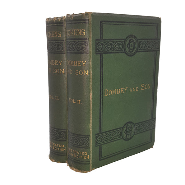 Charles Dickens' Dombey and Son - Chapman &amp; Hall, 1875 (2 Books)