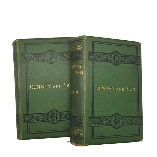 Charles Dickens' Dombey and Son - Chapman &amp; Hall, 1875 (2 Books)