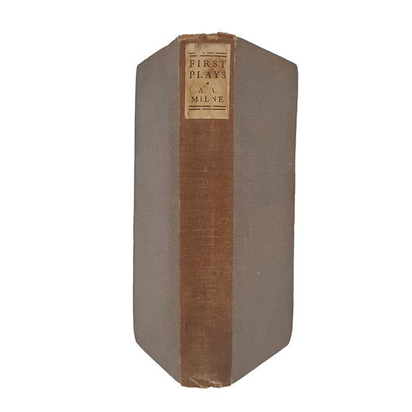 A.A.Milne’s First Plays 1924
