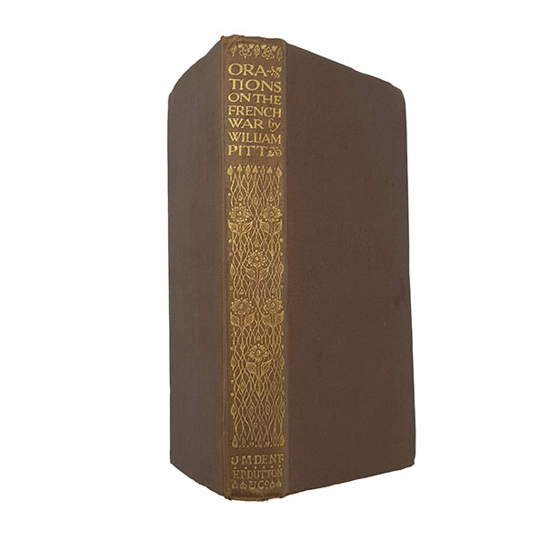 Orations on the French War by William Pitt - J. M. Dent