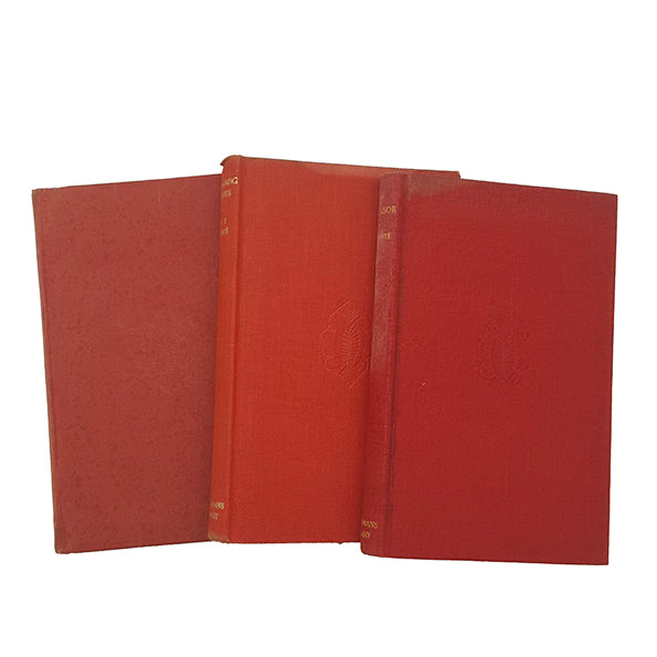 The Bronte Sisters Wuthering Heights, Jane Eyre &amp; The Professor - (3 Books) Everymans Library, 1945-51