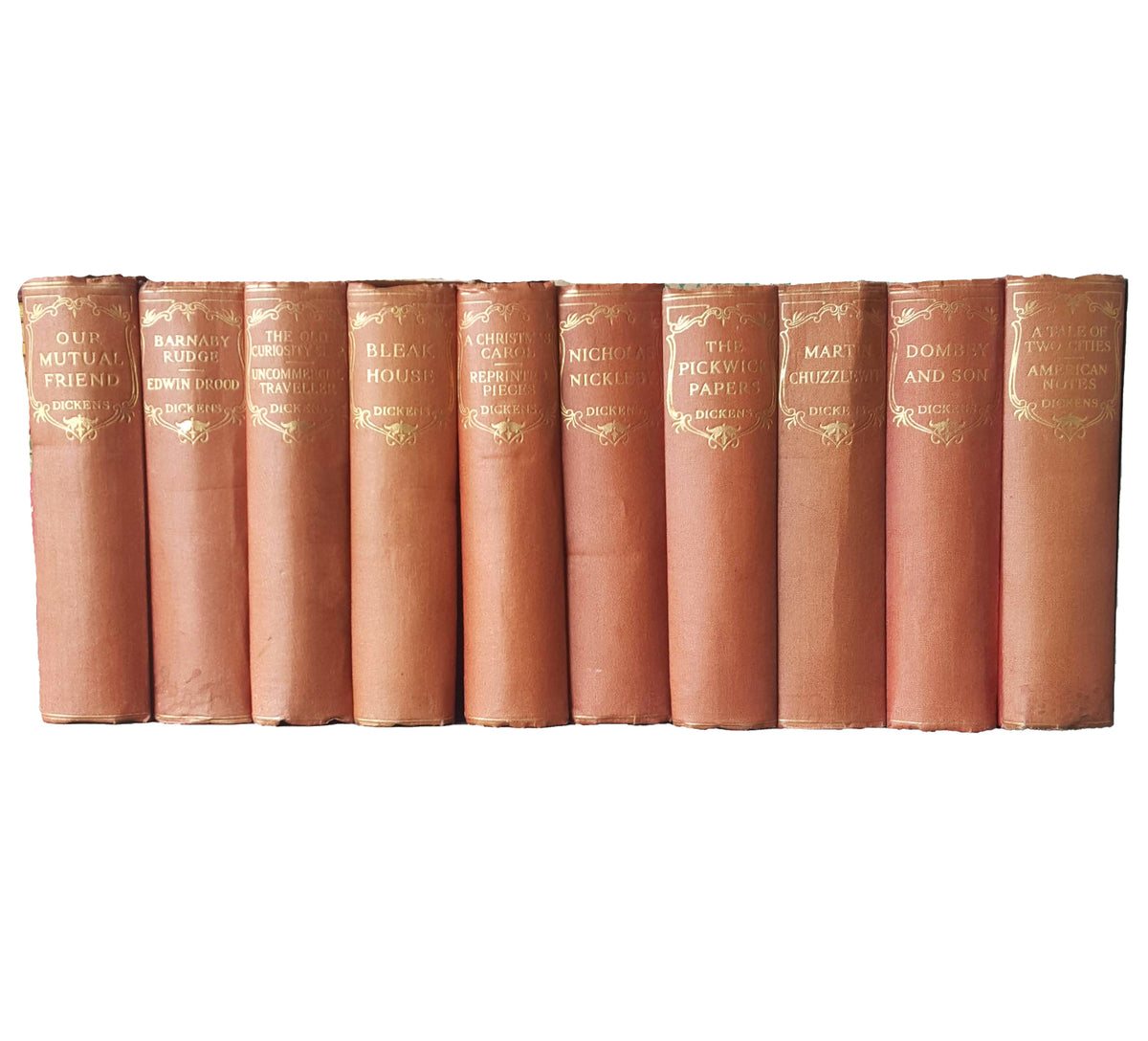 Charles Dickens' Collected Works - Odhams (10 Red Books)