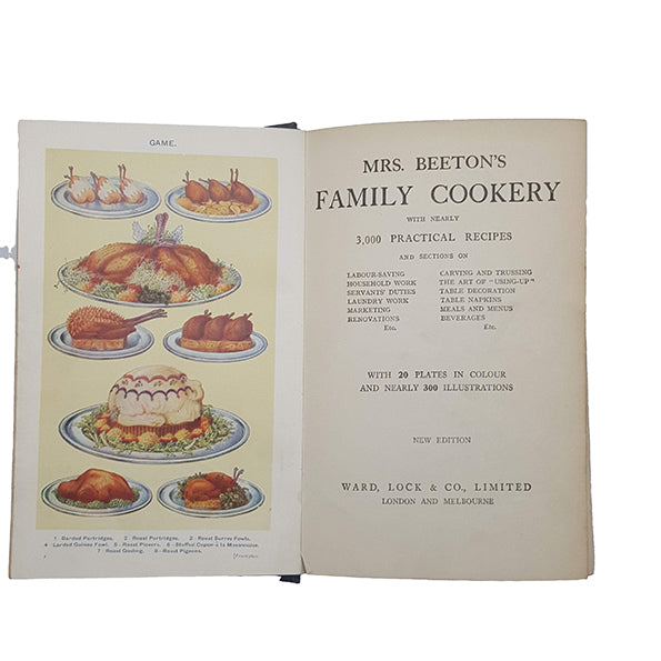 Mrs Beeton’s Family Cookery - Ward Lock &amp; Co