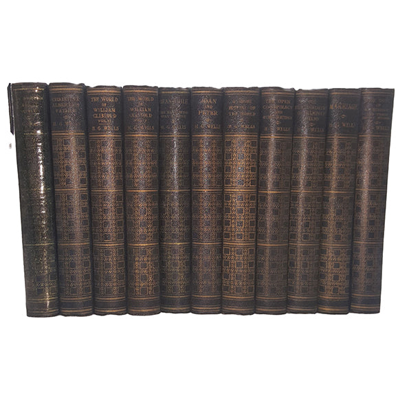 H. G. Wells' Collected Works, 1933 (10 Blue Books)