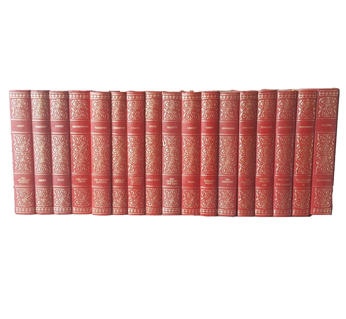 Russian Literature - Brothers Karamazov Etc. (17 Red Books)