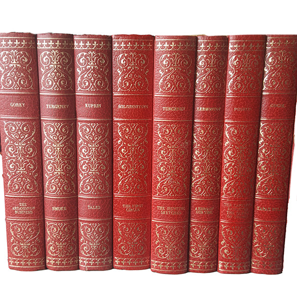 Russian Literature - Brothers Karamazov Etc. (17 Red Books)
