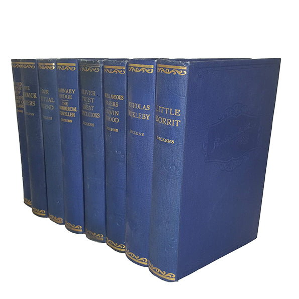 Charles Dickens 15 Blue Books - Hazell, Watson &amp; Viney