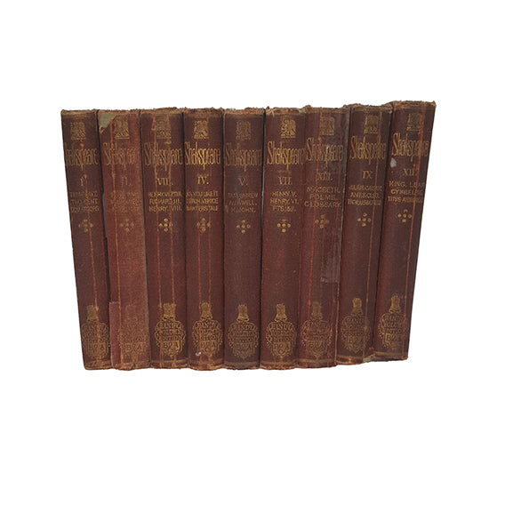 The Handy Volume Shakespeare - Bradbury Agnew (9 books)
