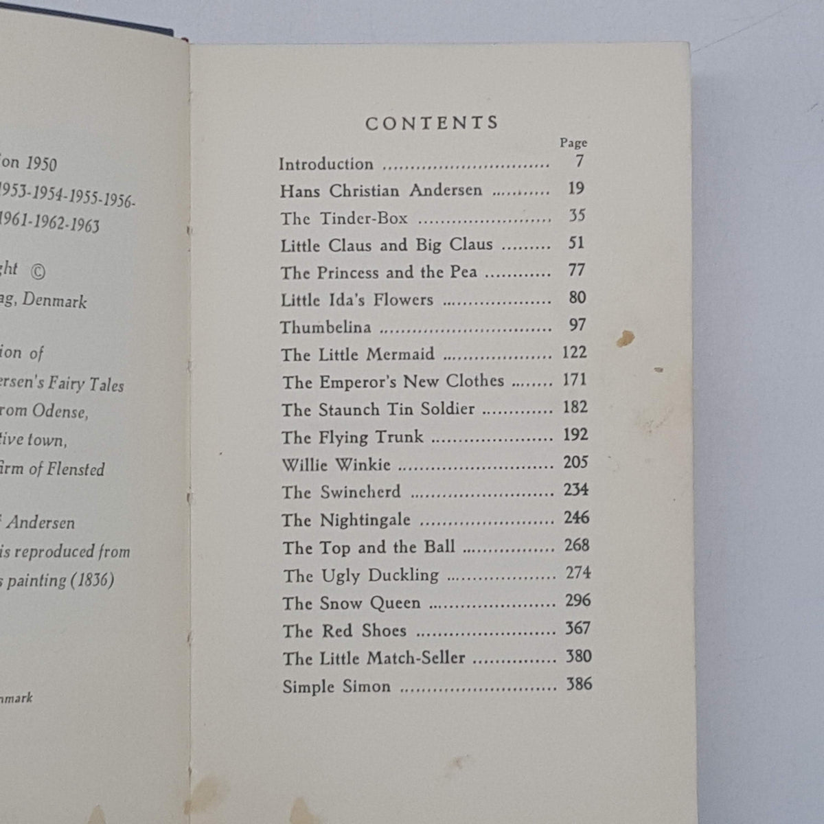 Hans Christian Andersen’s Fairy Tales Volume 1 - Flensted, 1963