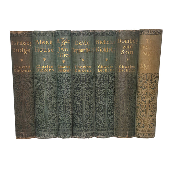 Charles Dickens' David Copperfield etc. - Fireside Editions, c.1907 (7 books)