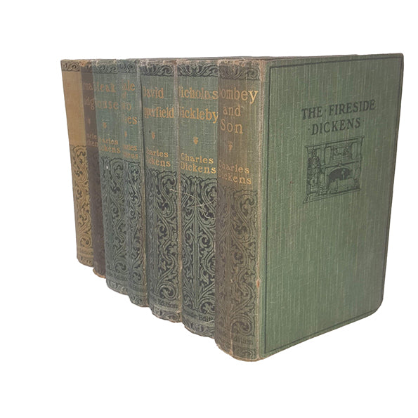 Charles Dickens' David Copperfield etc. - Fireside Editions, c.1907 (7 books)