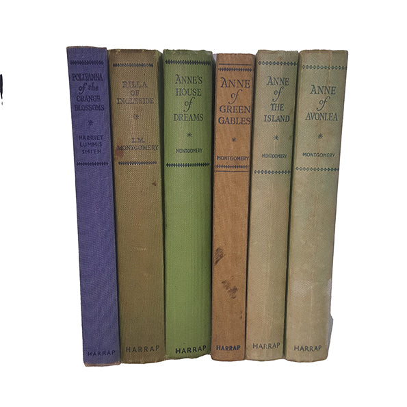 L. M. Montgomery Collected Works, Anne of Green Gables Etc. - Harrap, 1940s-60s (6 Books)