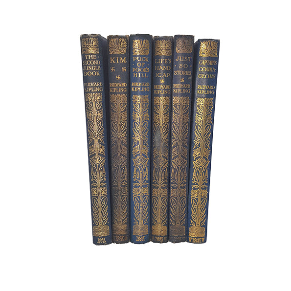 Rudyard Kipling Collected Works - Macmillan, c.1930s (5 Books)