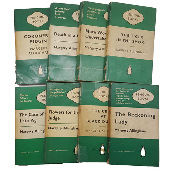 Margery Allingham Collected Works - Penguin, 1950s (8 Books)