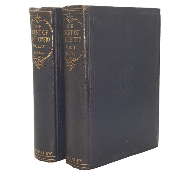 Alexandre Dumas' The Count of Monte Cristo Vol. 1 &amp; 2 - The Waverley Book Company (2 Books)