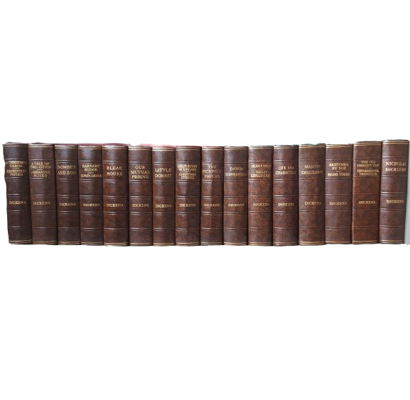Charles Dickens' Collected Works - Odhams (16 Brown Books)